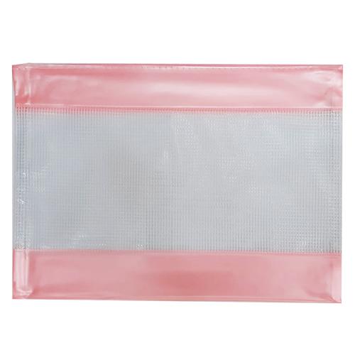 Zipper Document Holder Pink