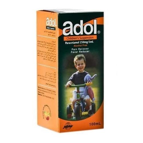  Adol Pediatric Analgesic and Antipyretic Syrup for Children 250mg100ml