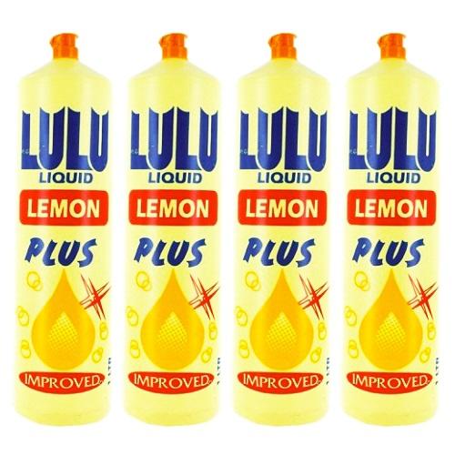 Lulu Plus Dishwashing liquid with Lemon 420ml 4Pcs