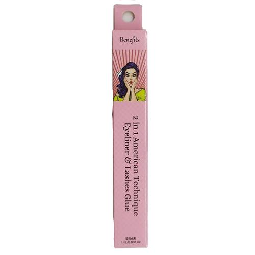 Benefits Eyeliner Lashes Glue 2in1 Black