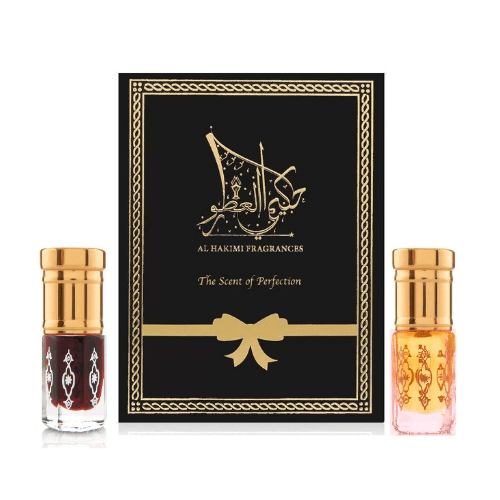 Alhakimi Fragrances Combo Musk Ghazal and Sweet Oud