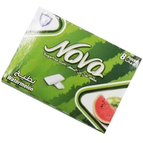 Nova Sugar Free Gum with Watermelon 8Pcs