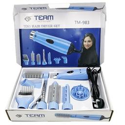 Team 7in1 Hair Dryer Set 800w Model No.TM-983