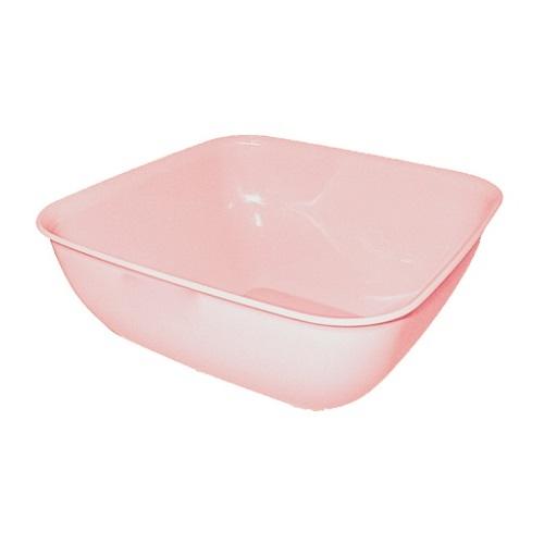 Poly Time Square Bowl 1.3Ltr Pink No.E-131