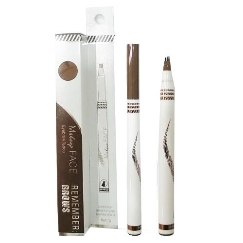 Remember Brows Pen with 3 Head Fine Sketch Waterproof Chocolate 