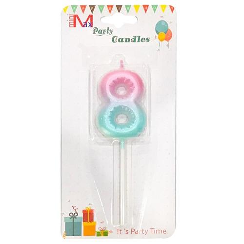Colorful Cake Candle No.8
