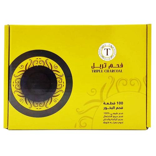 Triple Incense Charcoal Fast Flammable 100Pcs