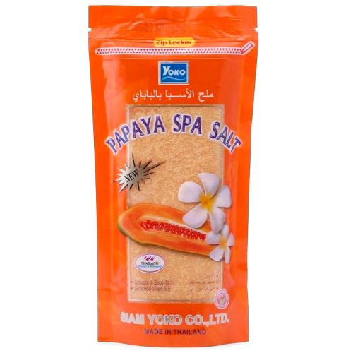 Yoko Papaya Spa Salt for Peeling and Cleansing skin 300g