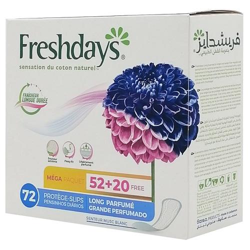 Freshdays Pantly liners Long Scented 52+20 Free
