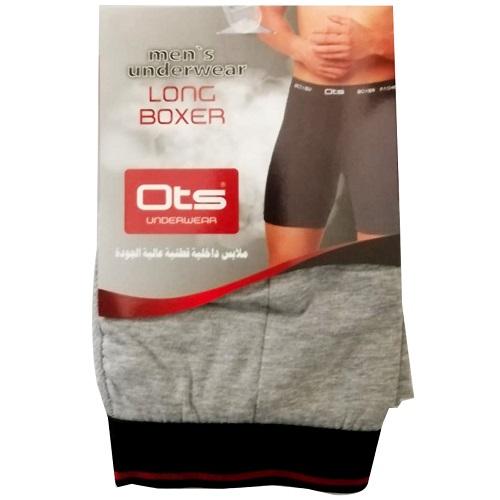 OTS Short Men's Underwear Long Boxer Gray