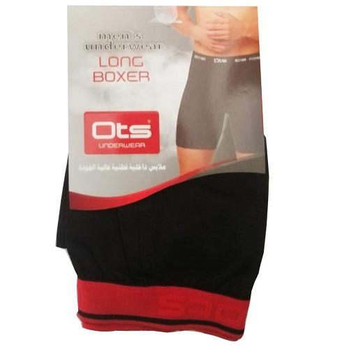 OTS Short Men's Underwear Long Boxer Black