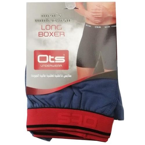 OTS Short Men's Underwear Long Boxer Blue