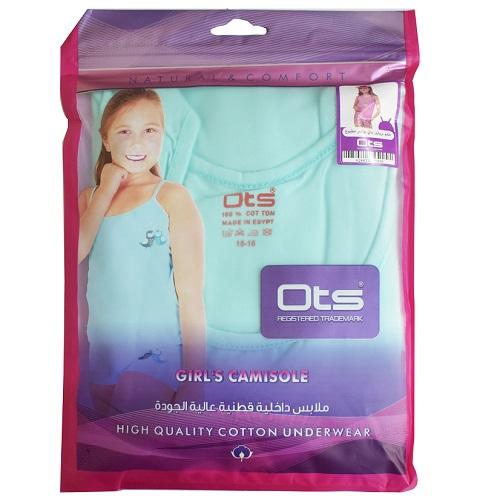 Ots Printed Camisole Big Girls Boxer Briefs Turquoise