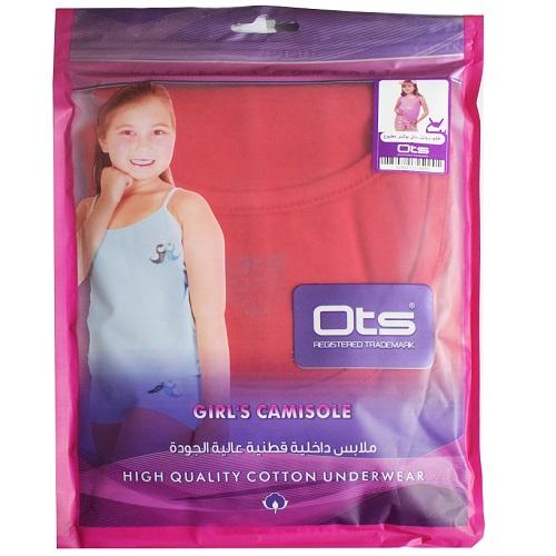 Ots Printed Camisole Girls Boxer Briefs Red