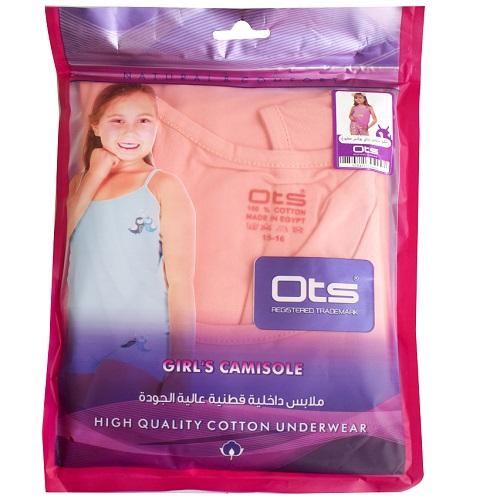 Ots Printed Camisole Girls Boxer Briefs Orange