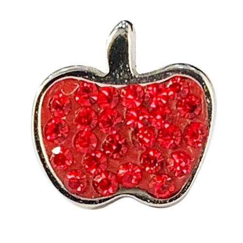 Real Silver Red Apple 8mm No.103