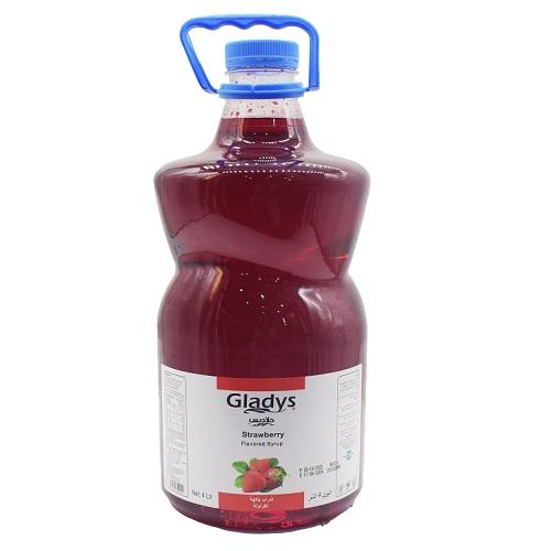 Gladys Syrup Strawberry Flavored 4Ltr