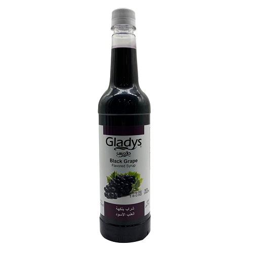 Gladys Black Grape Flavored Syrup 750ml
