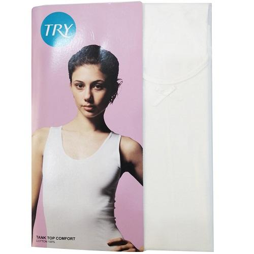 Try Ladies’ Vest Off White