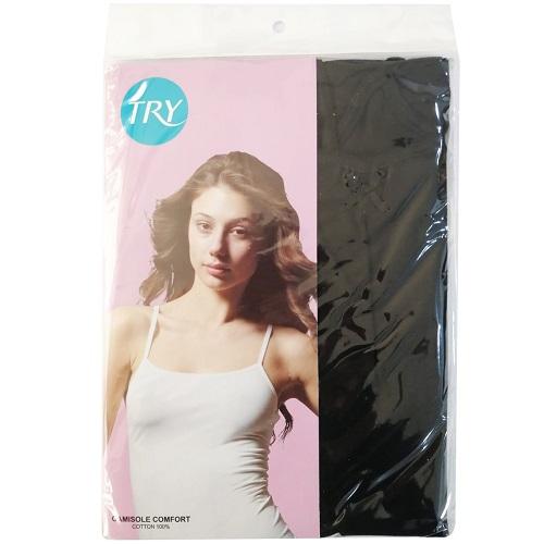 Try Ladies Camisole T Shirt Black