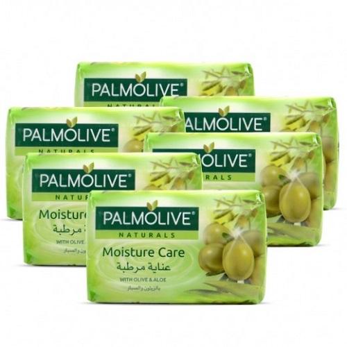 Palmolive Soap Moisture Care with Aloe Extract & Olive Oil 120g 6Pcs