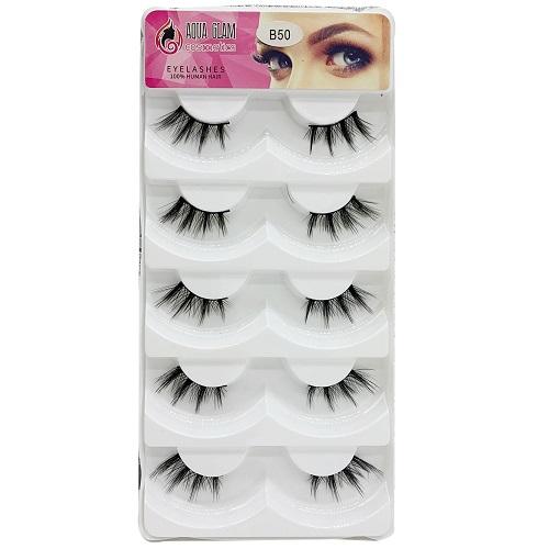 Aqua Glam Cosmetics Eyelashes Model No.B50
