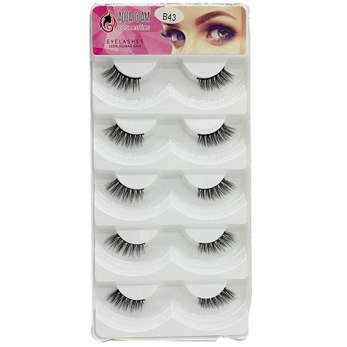 Aqua Glam Cosmetics Eyelashes Model No.B43