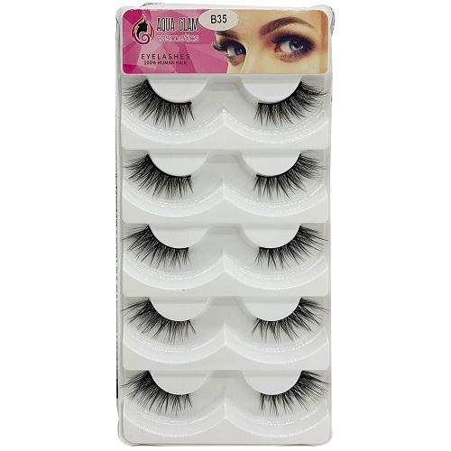 Aqua Glam Cosmetics Eyelashes Model No.B35