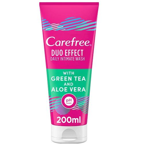 Carefree Daily Intimate Wash with Green Tea & Aloe Vera 200ml