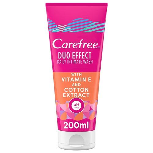 Carefree Daily Intimate Wash With Vitamin E & Cotton Extract 200ml