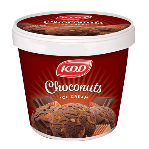 KDD Choconuts Ice Cream 1Ltr