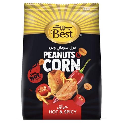 Best Peanuts and Corn Hot & Spicy 150g