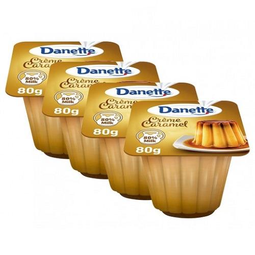 Danette Cream Caramel Dessert 80g 4Pcs