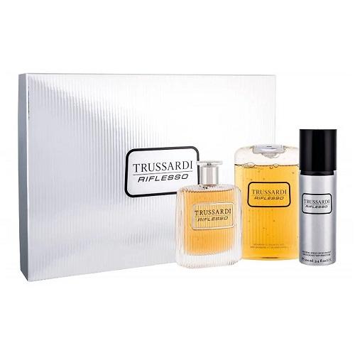 طقم عطر تروساردي ريفلوسو او دو تواليت للرجال 3حبه