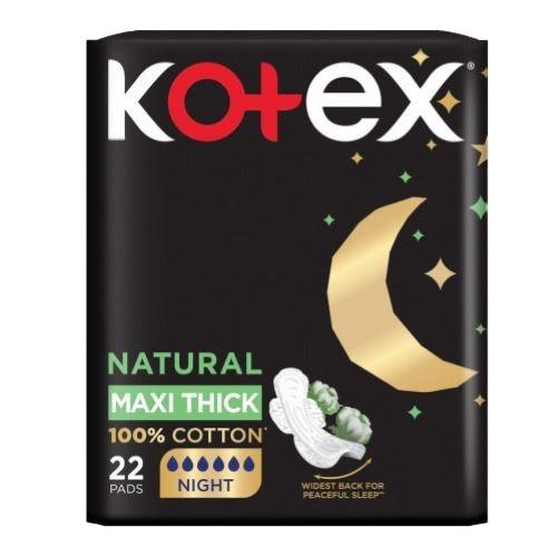 Kotex Maxi Thick Pads Night with Wings 22Pads