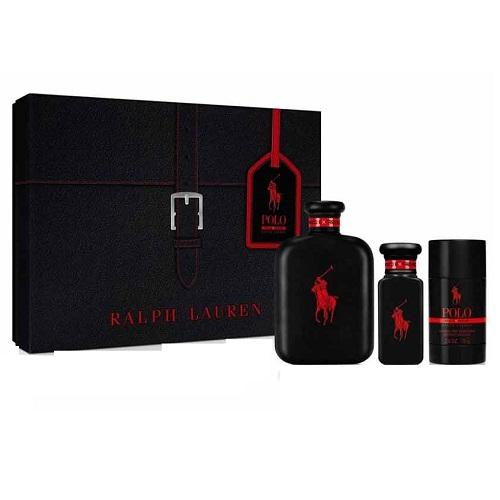 Ralph Lauren Polo Red Extreme H18 EDP Set for Men 3Pcs