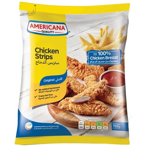 Americana Chicken Strips 750g