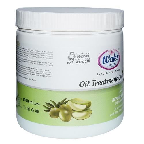 Wales Repair & Restore Oil Treatment Cream with Aloe Vera & Olive Extract 1000ml