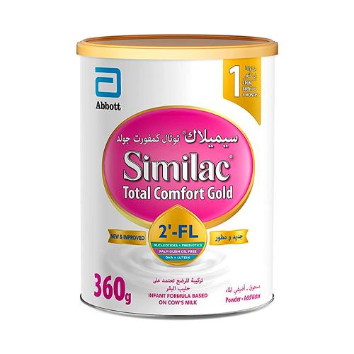 Similac Total Comfort Gold 1 Formula Milk to Improve Body Growth for Infants from Birth to6Months 360g