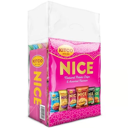 Kitco Nice Potato Chips 6Assorted Flavors 22g 19Pcs