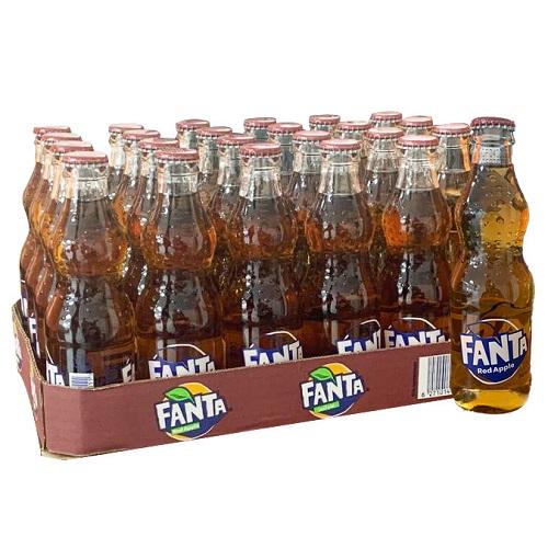 Fanta Soft Drink Apple Flavor 250ml 24Pcs