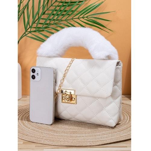 Fluffy Square Women's Handbag