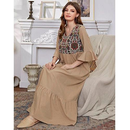 Daraa Embroidered Beige XL