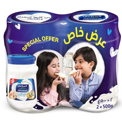 Almarai Spreadable Cream Cheese 500g 2Pcs