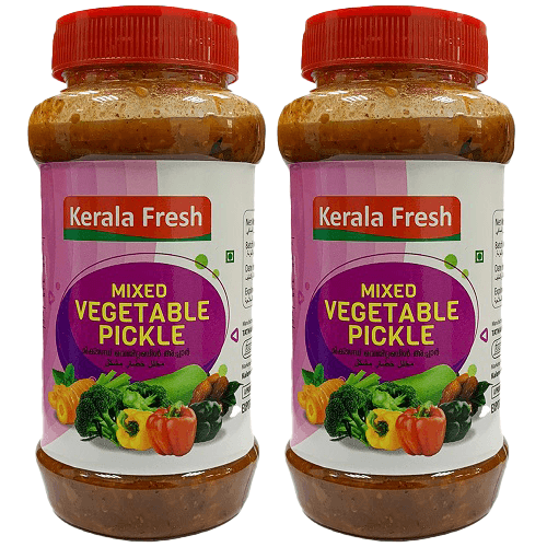 Kerala Fresh Mixed Vegetable Pickle 400g 2Pcs