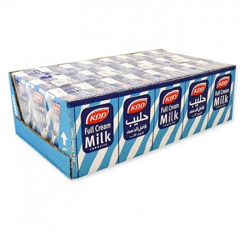 KDD Long Life Full Cream Milk 250ml 24Pcs