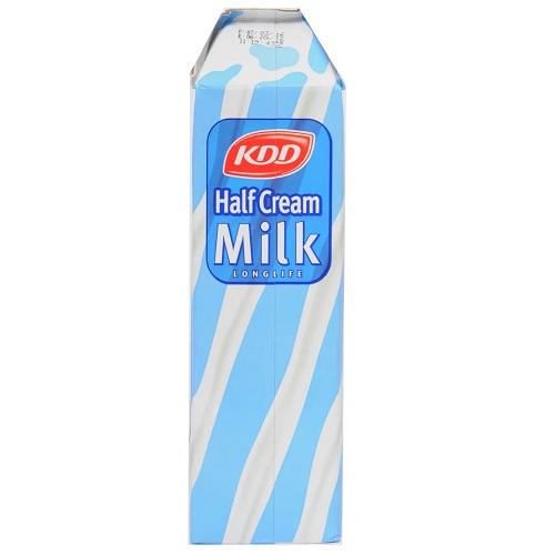 KDD Long Life Half Cream Milk 1Ltr