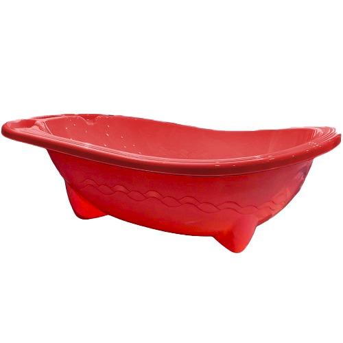 Poly Time Dolphin Baby Bathtub Red color 33L No.E-592