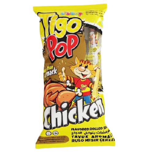 Tigo Pop Crispy Snacks Chicken Flavored 6g 24Pcs