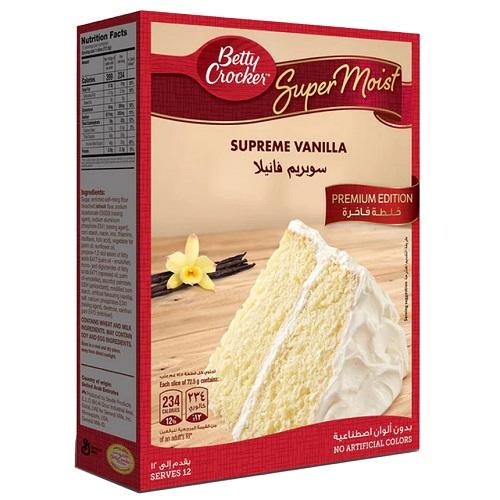 Betty Crocker Super Moist Cake Mix Supreme Vanilla 510g